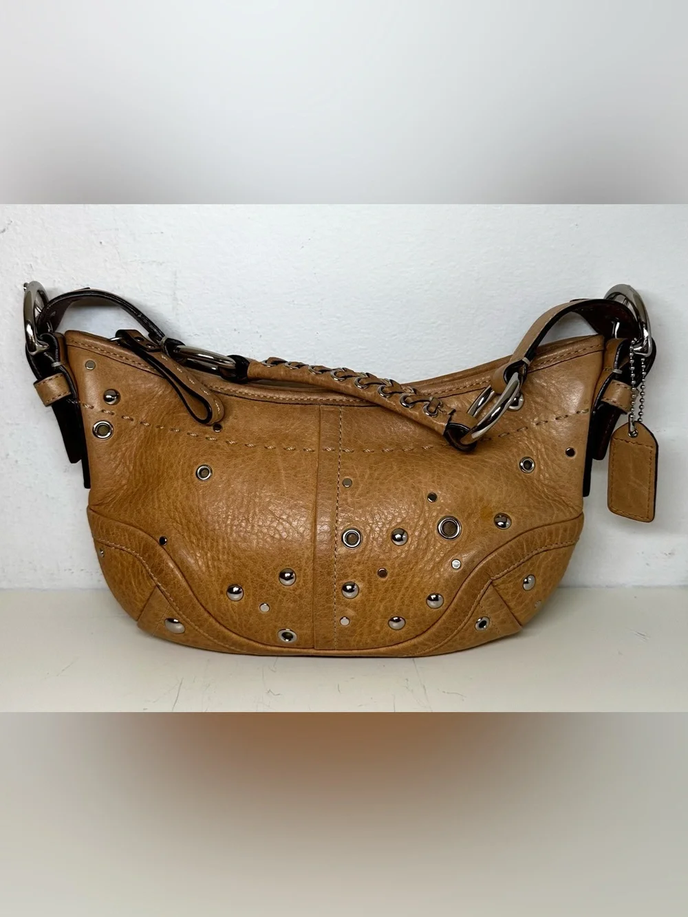 Coach Vintage Soho Studded Demi Hobo Bag
